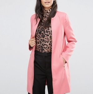 'Soaked in Luxury' Pink coat-  S